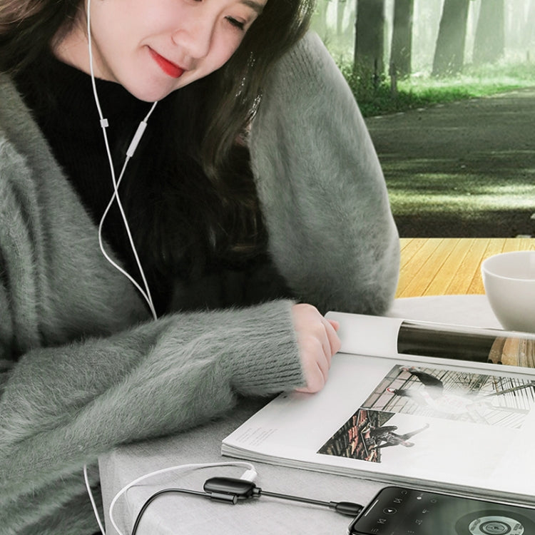 8 Pin轉8 Pin充電接口+8 Pin耳機接口+3.5mm音頻接口 耳機適配器