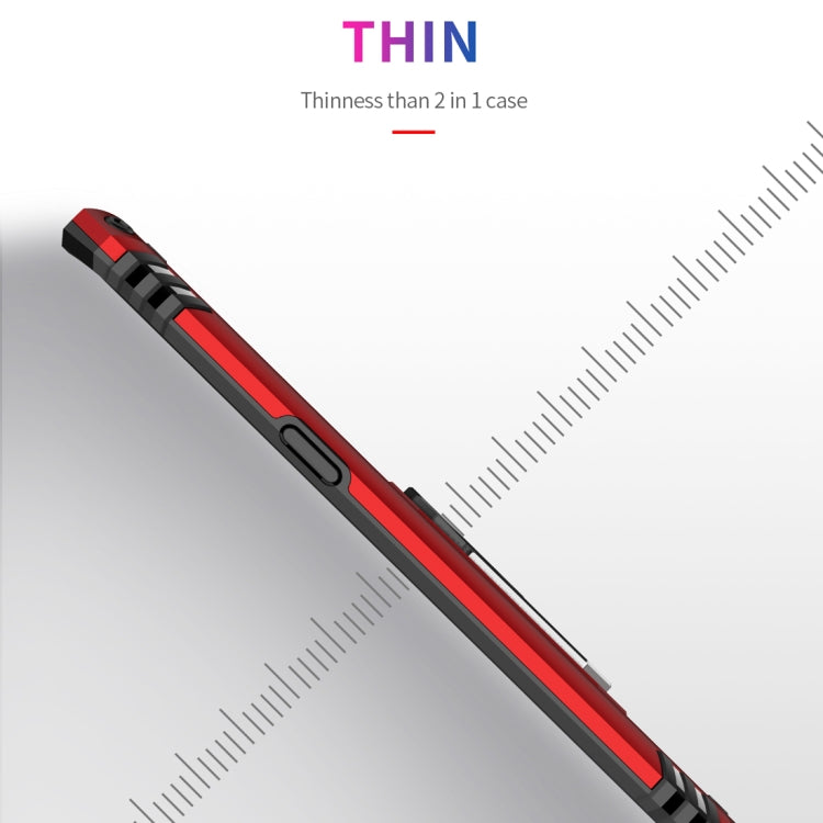 適用於三星 Galaxy S8 Plus TPU + PC 軍士盔甲防摔保護殼，帶360度旋轉支架