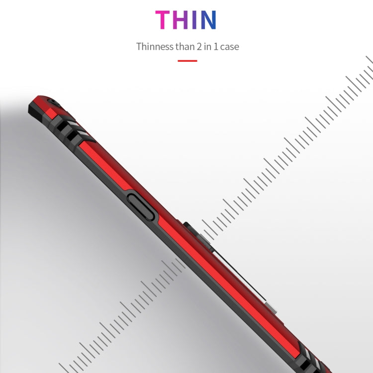 適用於三星 Galaxy S8 TPU + PC 軍士盔甲防摔保護殼，帶360度旋轉支架