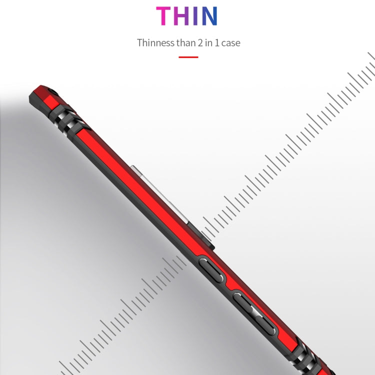 適用於三星 Galaxy S10 5G TPU + PC 軍士盔甲防摔保護殼，帶360度旋轉支架