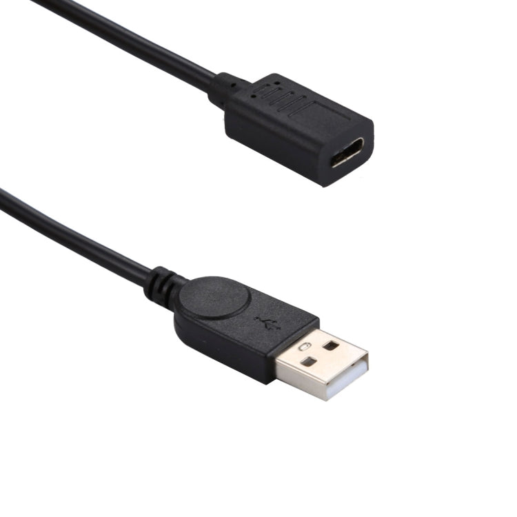 Type-C母頭 轉 USB2.0公頭 轉接線 線長：33cm