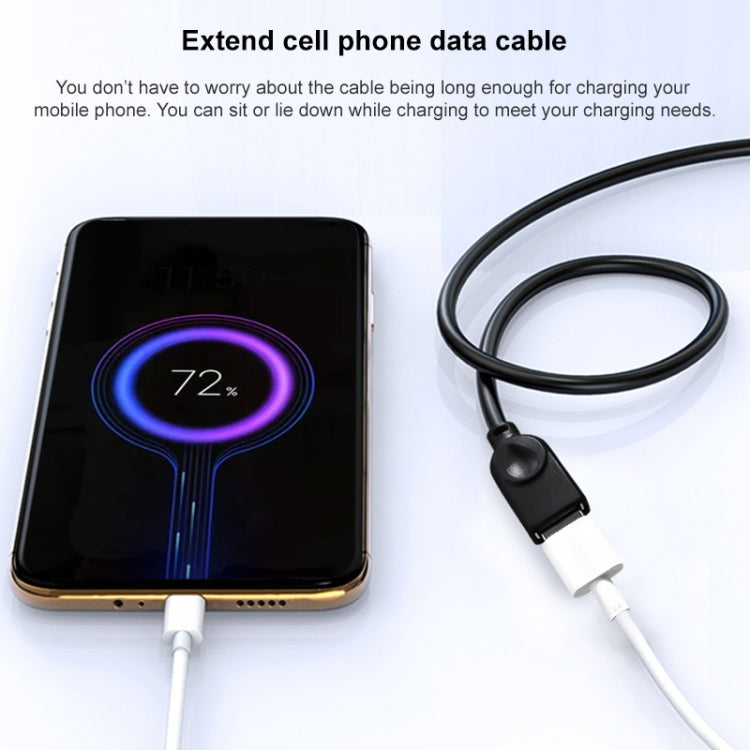 Type-C母頭 轉 USB2.0公頭 轉接線 線長：33cm