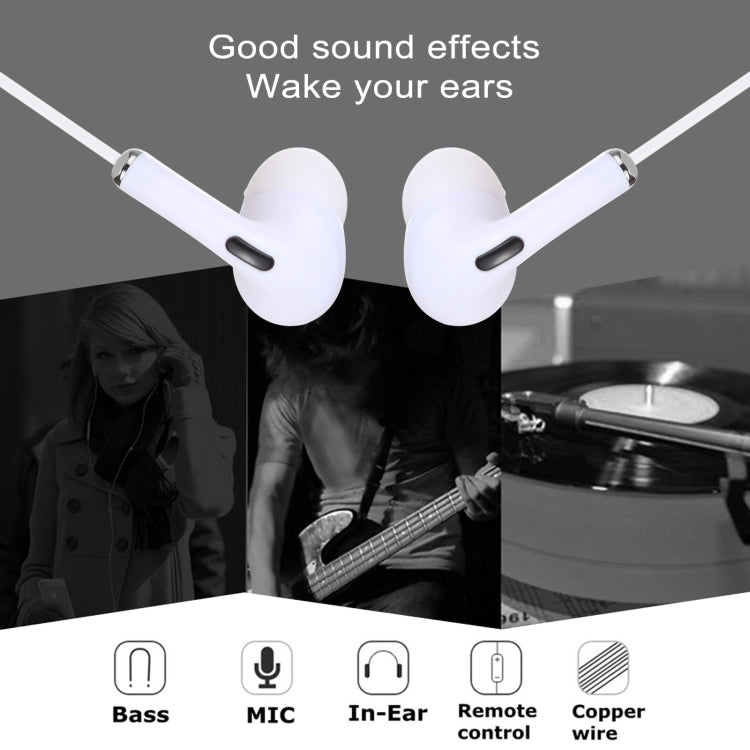 3.5mm插頭 入耳式有線耳機 帶麥 線長：1.2米