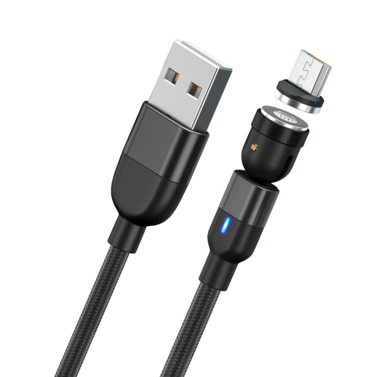 1m 3A USB 轉 Micro USB 540度旋轉磁吸充電數據線