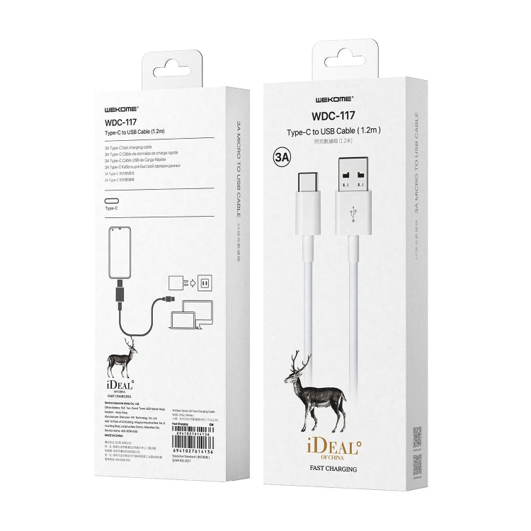 WK WDC-117 3A Micro快充數據線 線長：1.2米