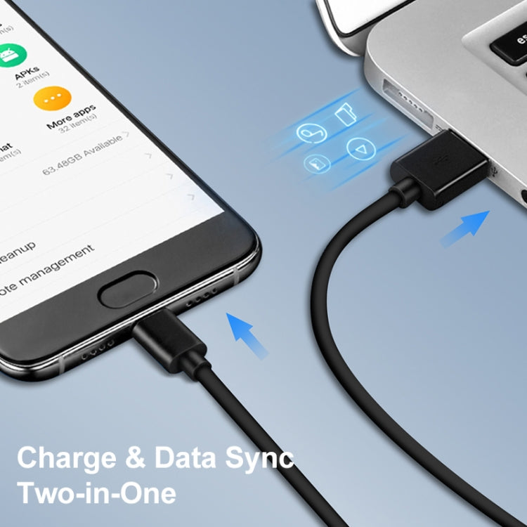 LZ-728 2合一 18W QC 3.0 USB接口旅行充+USB轉Type-C數據線套裝，歐規，線長：1m