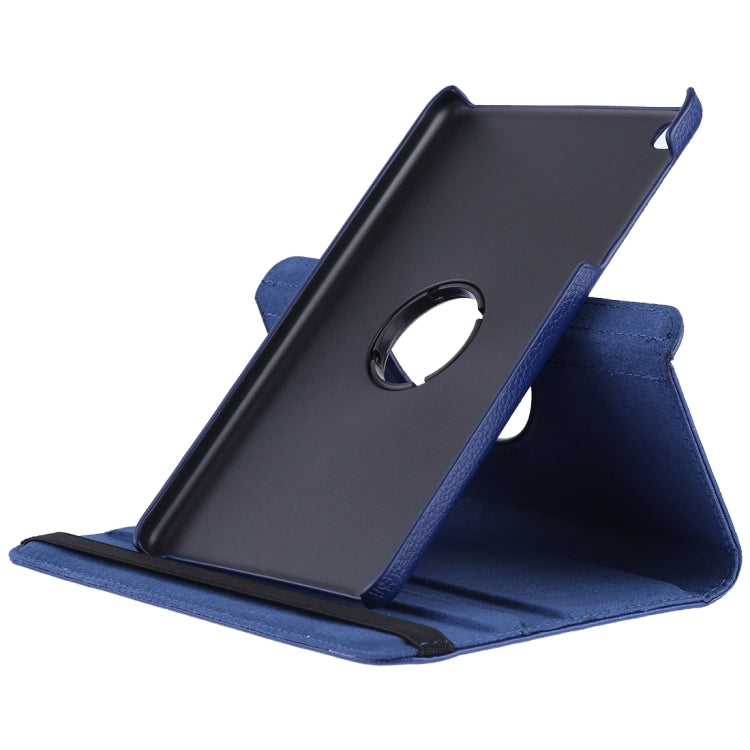 適用於Galaxy Tab A 8  / P200 / P205 荔枝紋左右開360度旋轉皮套 帶支架