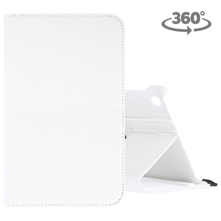 適用於Galaxy Tab A 8  / P200 / P205 荔枝紋左右開360度旋轉皮套 帶支架