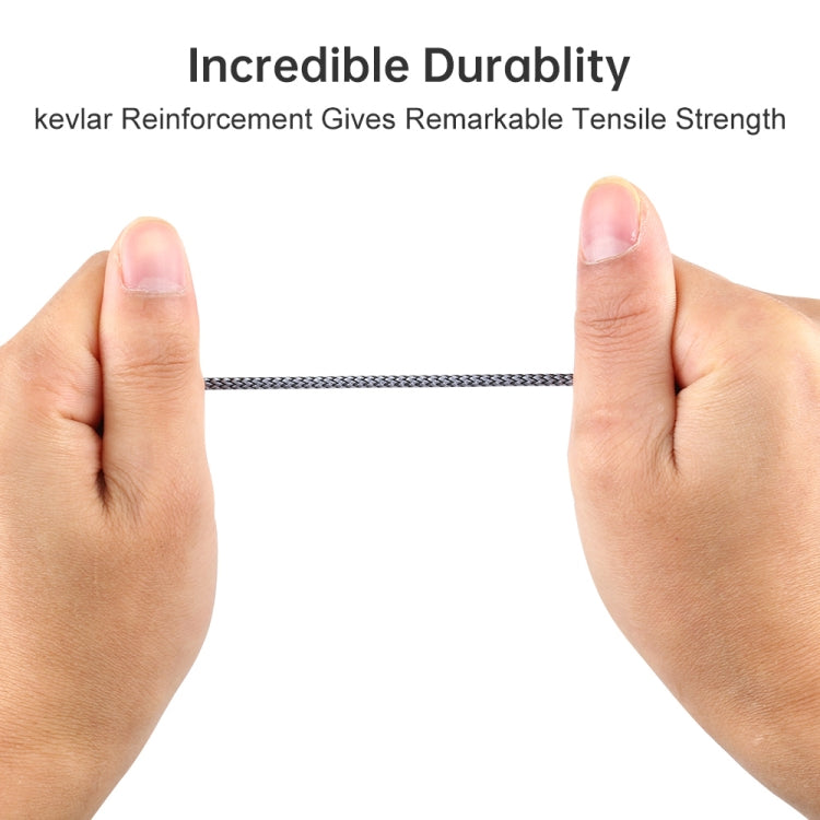 HY191 2合一 3.5mm公頭轉麥克風+音頻母頭 一分二編織音頻線，長度：26cm