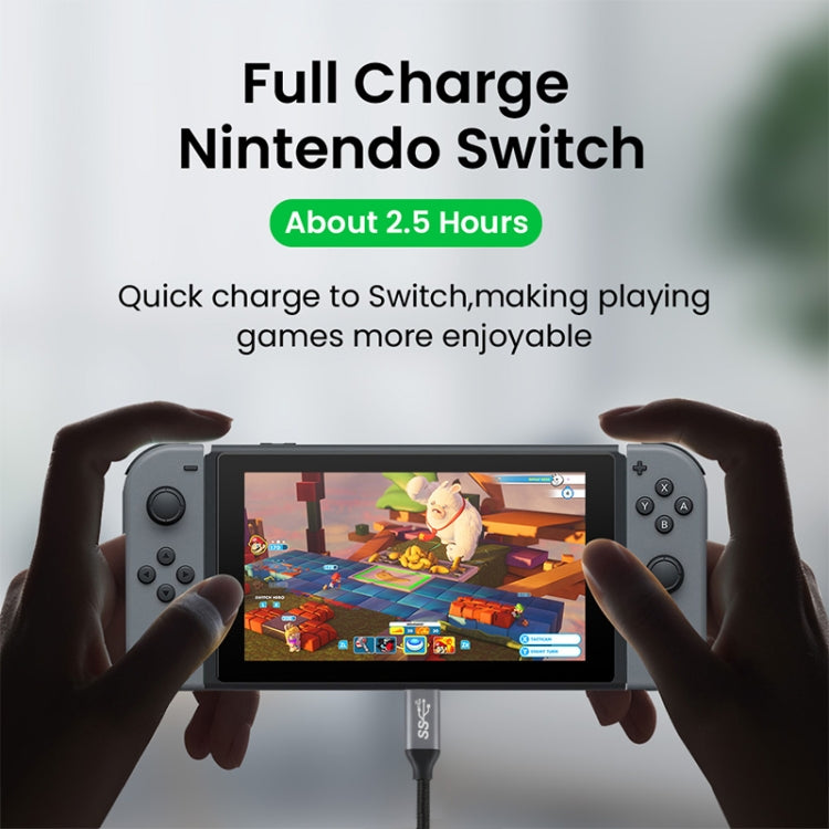 Type-C公頭轉Type-C公頭 編織傳輸數據充電線，線長：1m