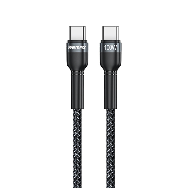 REMAX RC-172 1m PD100W Type-C 轉USB-C / Type-C簡易鋁合金編織快充數據線