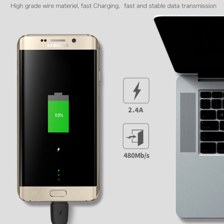 REMAX RC-138a 2.4A USB轉Type-C 速捷Pro快充數據線，線長：1m