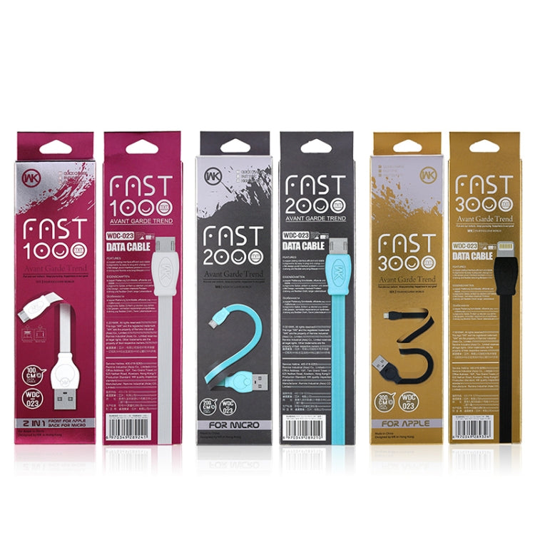 WK WDC-023m 2.4A Micro USB極速數據線，長度：3米 , Micro