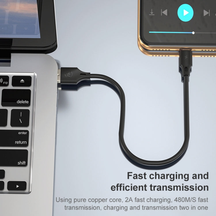WK WDC-105m 2.4A Micro USB 全速Pro數據線，長度：25cm