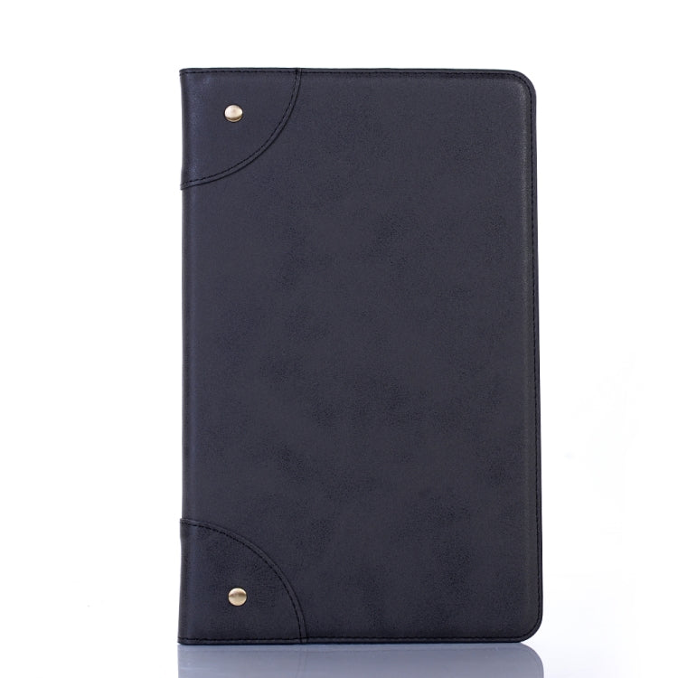 適用於三星Galaxy Tab A 10.1  T510 / T515 復古書本左右翻蓋皮套 帶支架&卡槽&錢包