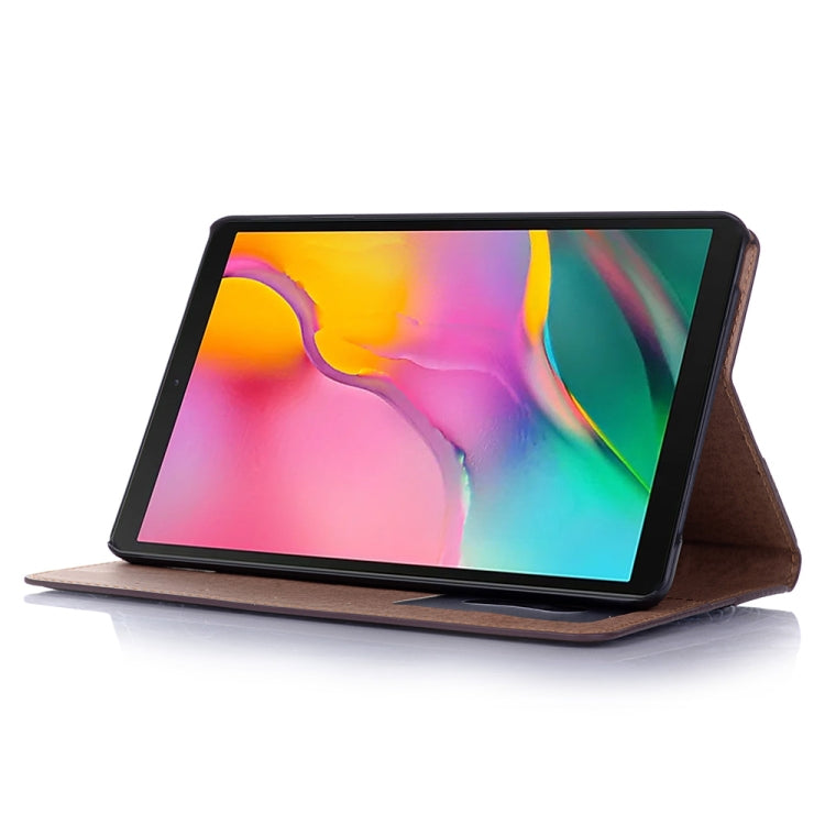 適用於三星Galaxy Tab A 8  P200 / P205 復古書本左右翻蓋皮套 帶支架&卡槽&錢包