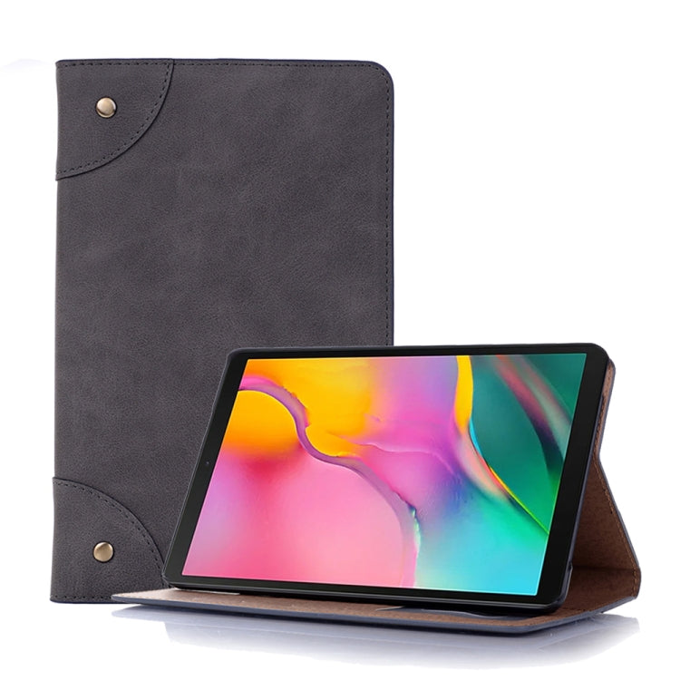 適用於三星Galaxy Tab A 8  P200 / P205 復古書本左右翻蓋皮套 帶支架&卡槽&錢包