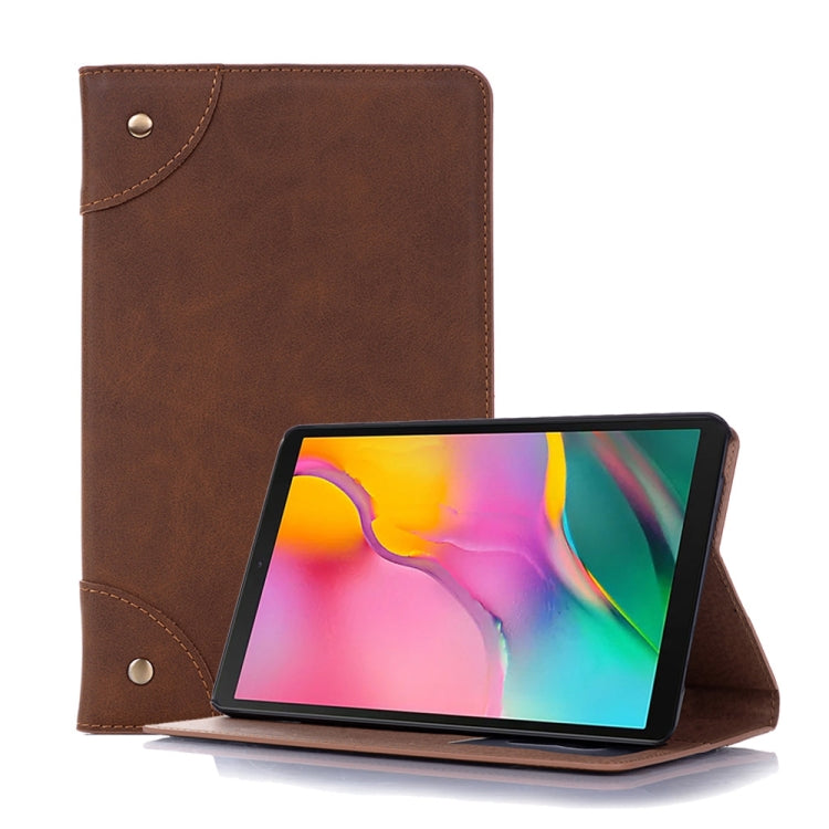 適用於三星Galaxy Tab A 8  P200 / P205 復古書本左右翻蓋皮套 帶支架&卡槽&錢包