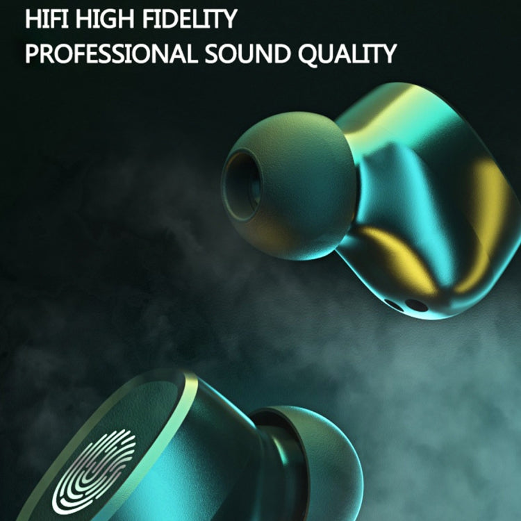 M8 藍牙5.0 TWS無線觸控數顯藍牙耳機 帶充電倉