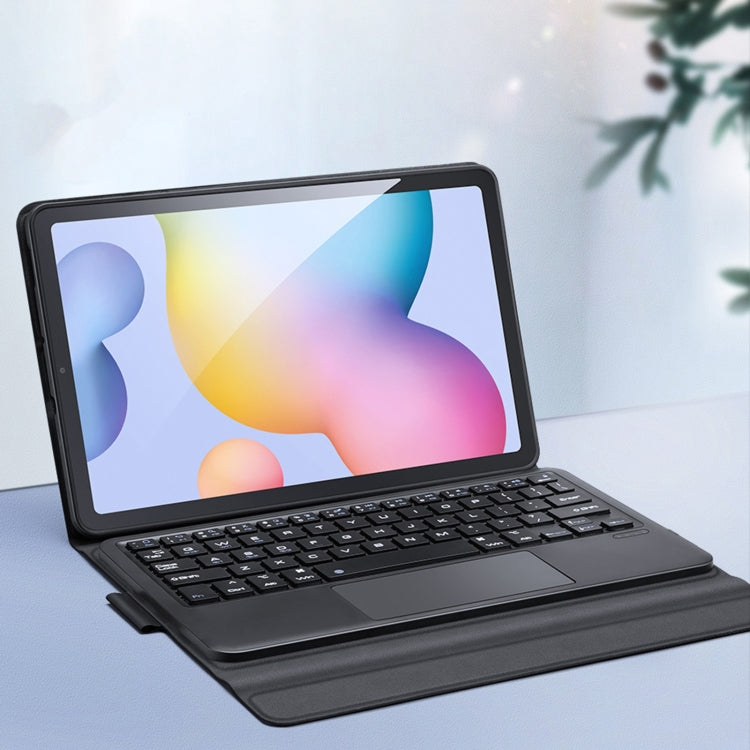 適用於三星 Galaxy Tab S6 Lite DUX DUCIS 可分體超薄藍牙平板鍵盤皮套 帶觸摸&智能休眠功能&支架