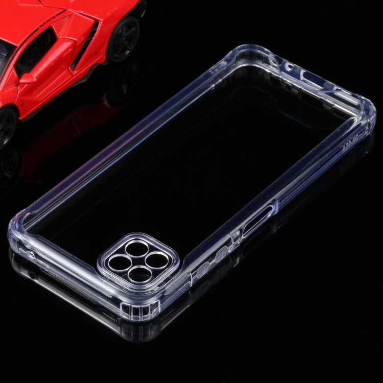 適用於三星 Galaxy A22 5G TPU+PC四角防摔透明保護殼