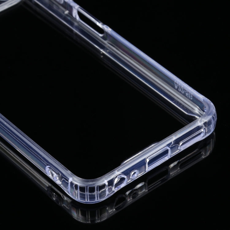 適用於三星 Galaxy A22 5G TPU+PC四角防摔透明保護殼