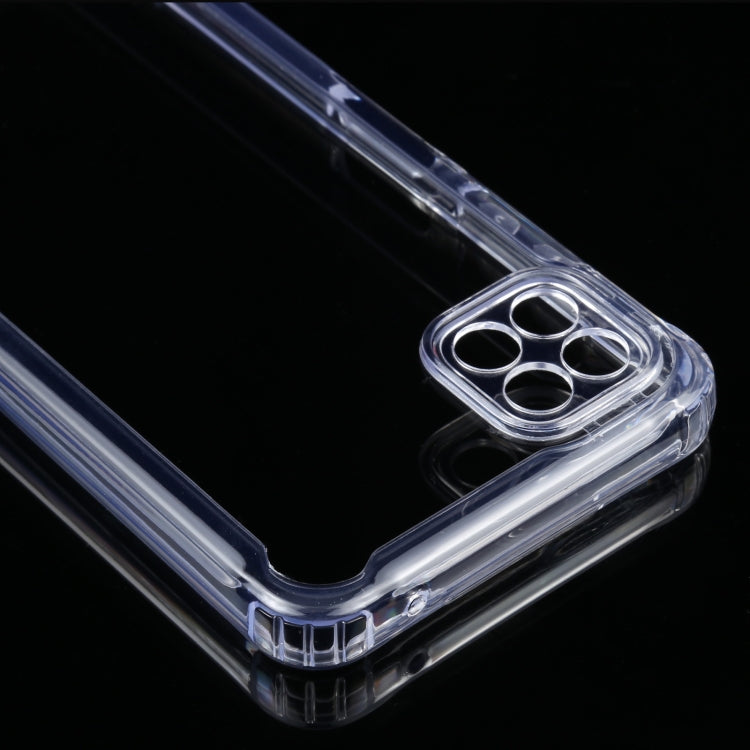 適用於三星 Galaxy A22 5G TPU+PC四角防摔透明保護殼