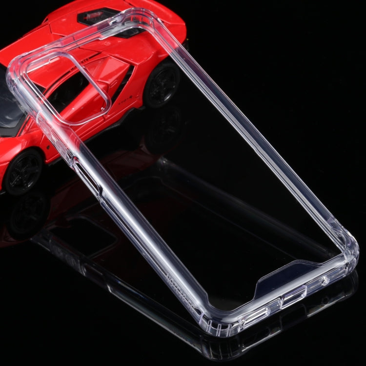 適用於小米 紅米 Note 10 5G TPU+PC四角防摔透明保護殼