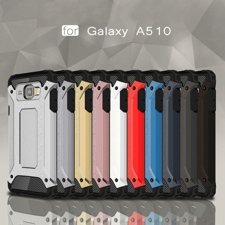 適用於三星Galaxy A5  / A510 金剛鐵甲殼 TPU+PC組合殼