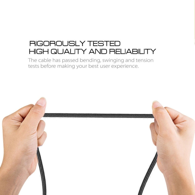 2A輸出 USB 轉 Micro USB 尼龍編織充電數據線 長度：1m