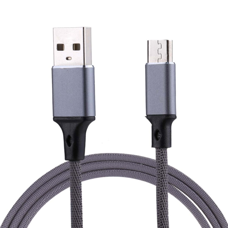 2A輸出 USB 轉 Micro USB 尼龍編織充電數據線 長度：1m