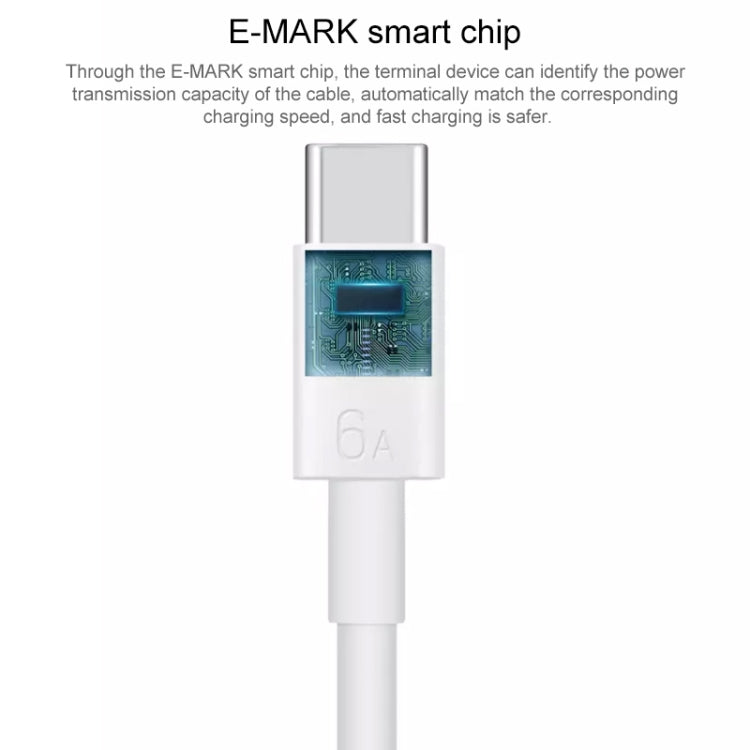原裝華為 CC800 6A USB Type-C 轉 USB Type-C數據線，長度：1.8m