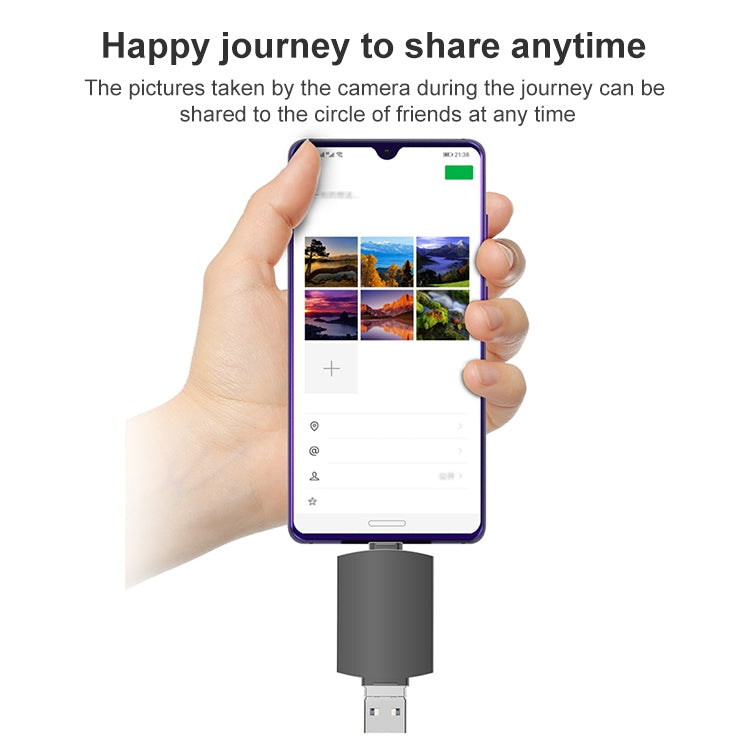 3合一 Type-C轉USB+Micro USB OTG適配器TF / SD卡讀卡器