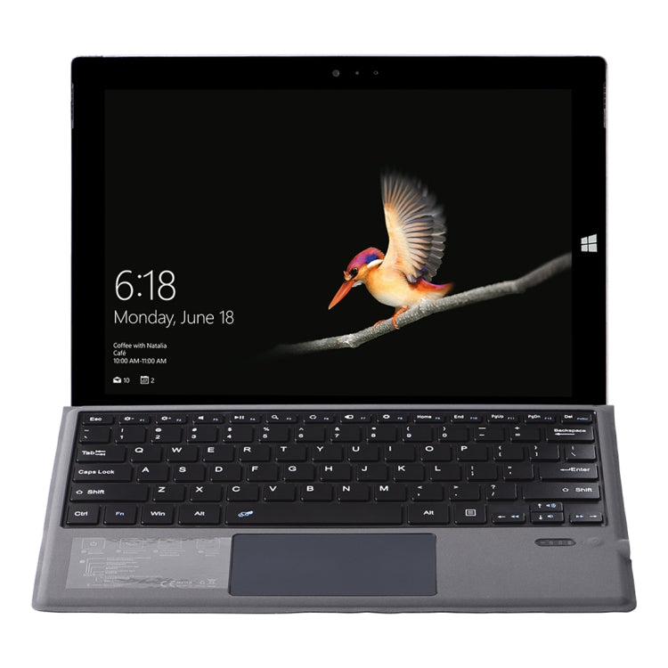 1089A-C 適用於微軟Surface pro3 / pro4 / pro 2017 / pro6 / pro7 通用磁性吸附藍牙3.0平板鍵盤皮套