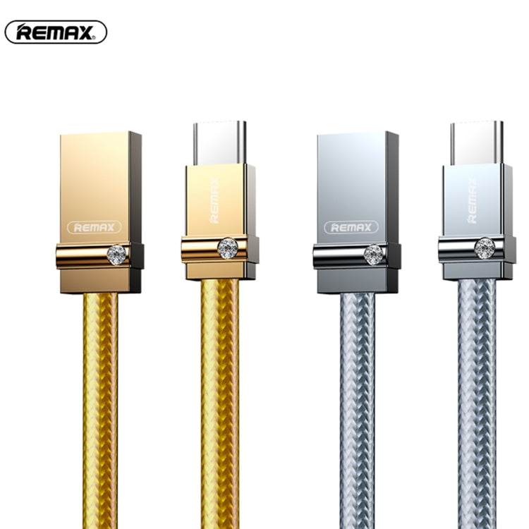 REMAX RC-091a 2.4A USB轉Type-C 金鑽數據充電線 線長：1米