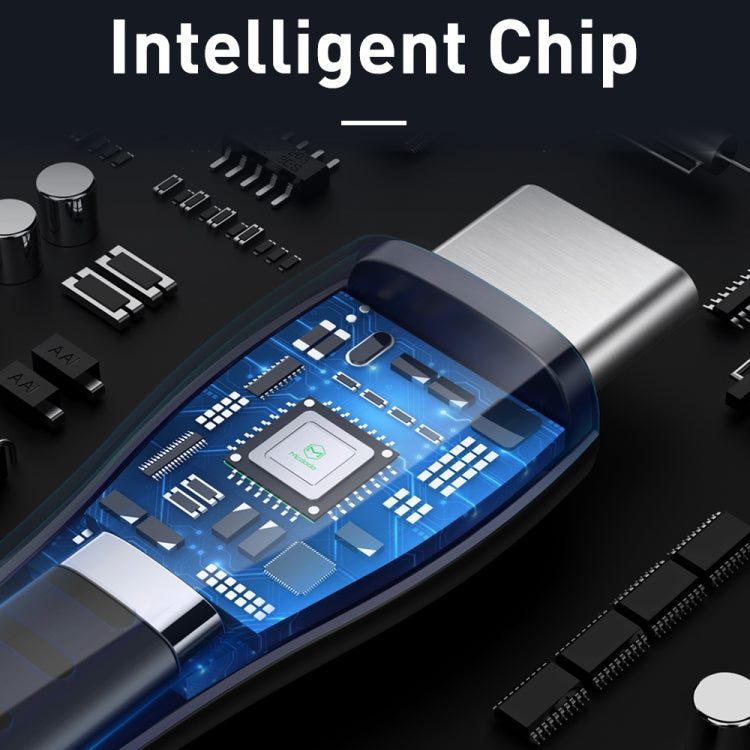 麥多多 CA-6431 飛魚系列 Type-C 轉 USB LED數據線，線長：1.2米