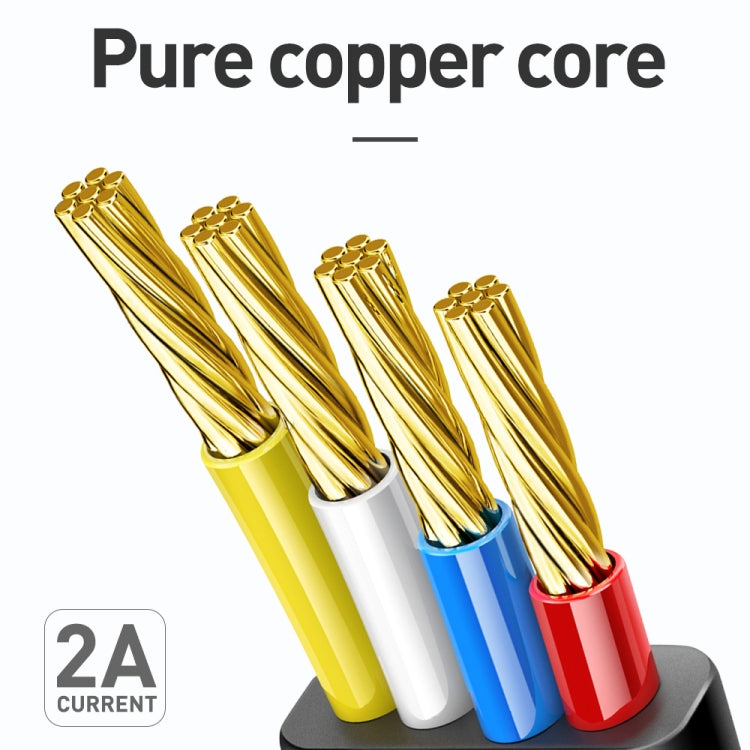 麥多多 CA-6431 飛魚系列 Type-C 轉 USB LED數據線，線長：1.2米