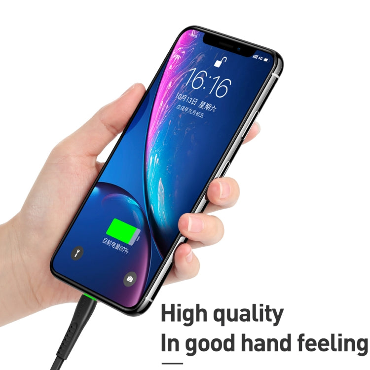 麥多多 CA-6431 飛魚系列 Type-C 轉 USB LED數據線，線長：1.2米