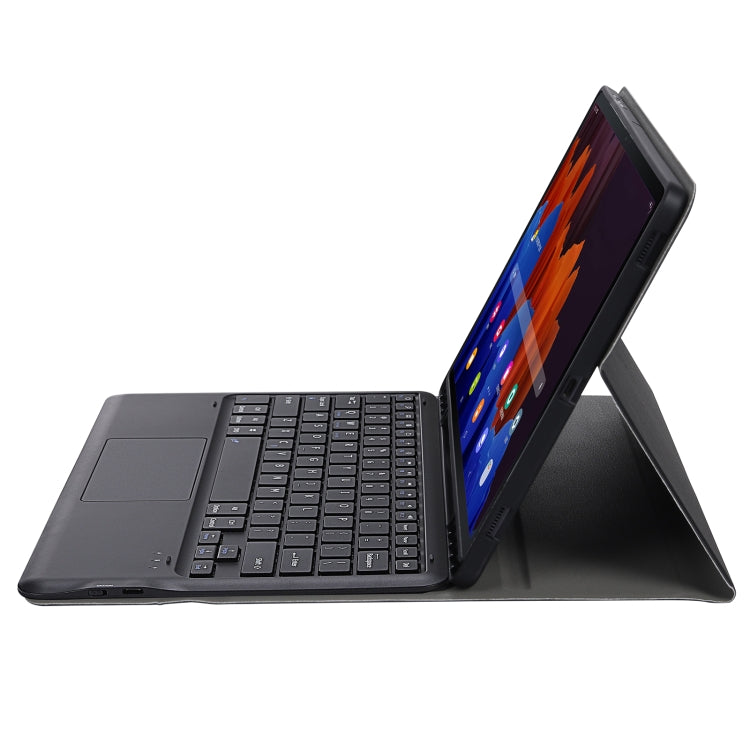 A970B-A 分體式藍牙平板鍵盤皮套帶觸摸板&筆槽&支架 適用於三星Galaxy Tab S7 FE T730 T736  & S7+ T970 T975