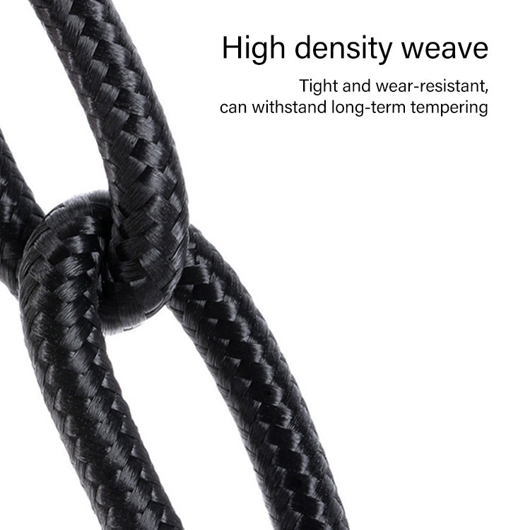 60W PD Type-C公頭轉Type-C公頭 編織數據線，線長：1m