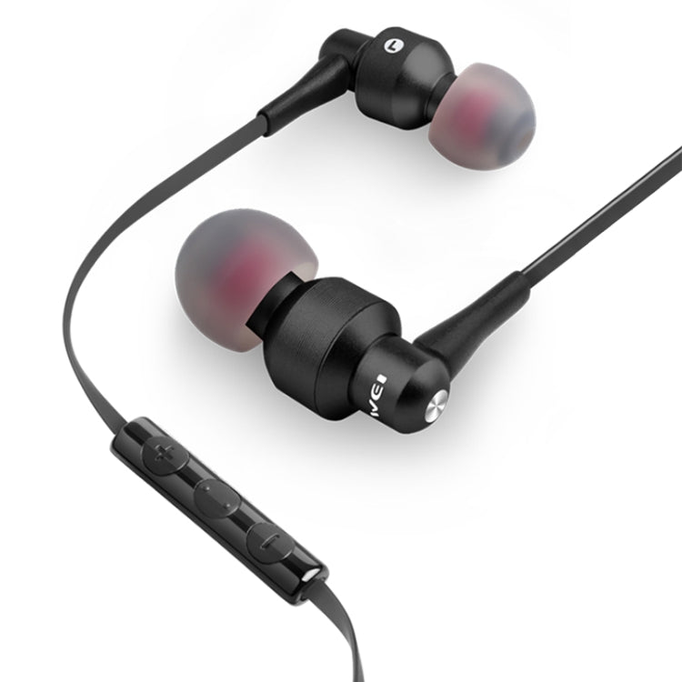 awei ES-50TY TPE 3.5mm入耳式線控耳機 線長1.2米