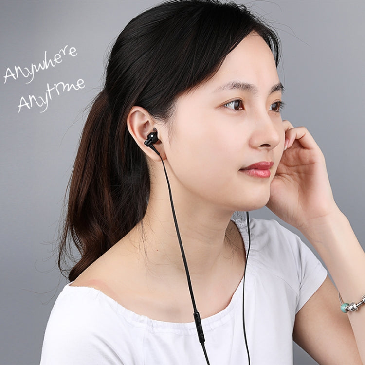awei ES-50TY TPE 3.5mm入耳式線控耳機 線長1.2米