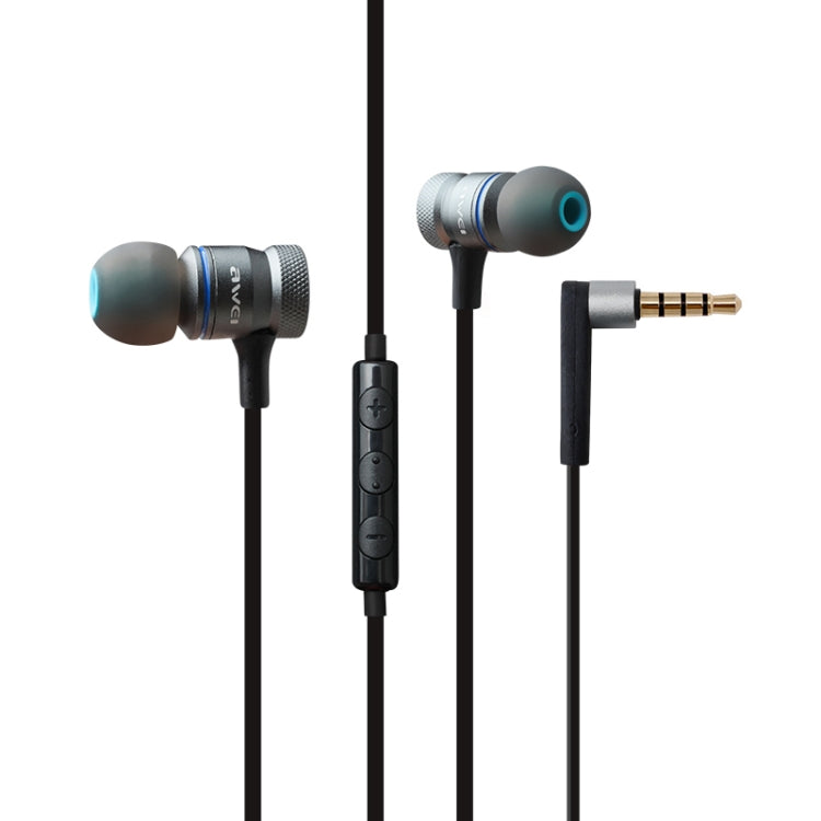 awei ES-70TY TPE 3.5mm入耳式線控耳機 線長1.2米