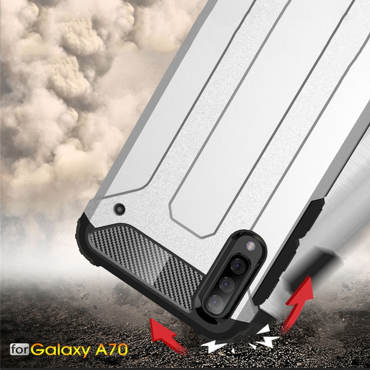 適用於三星 Galaxy A70 金剛鐵甲殼 TPU+PC組合殼