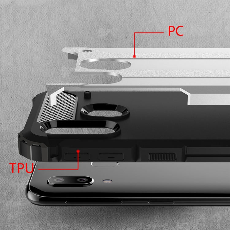 適用於三星 Galaxy A40 金剛鐵甲殼 TPU+PC組合殼