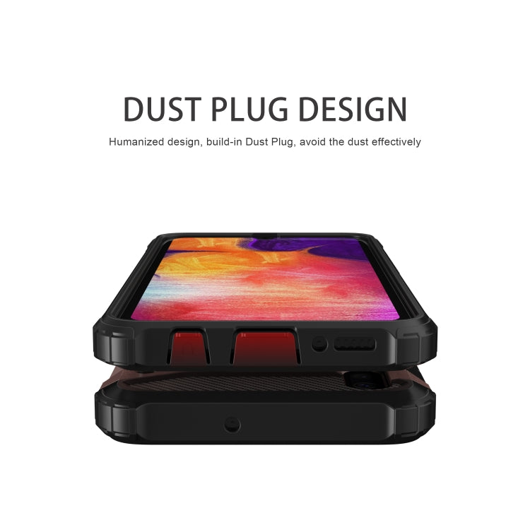 適用於三星 Galaxy A50 金剛鐵甲殼 TPU+PC組合殼