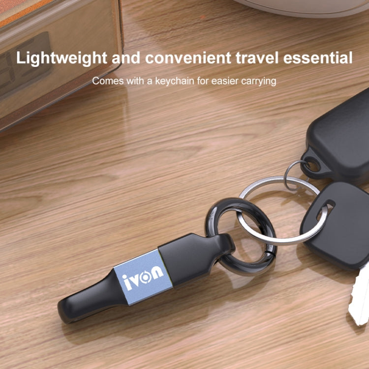 IVON CA90 3.1A USB轉Micro USB便攜數據線，線長14.5cm