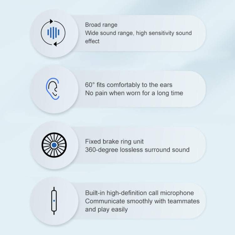 WK YA-02 優品系列 3.5mm插口入耳式有線通話音樂耳機, 線長：1.2m
