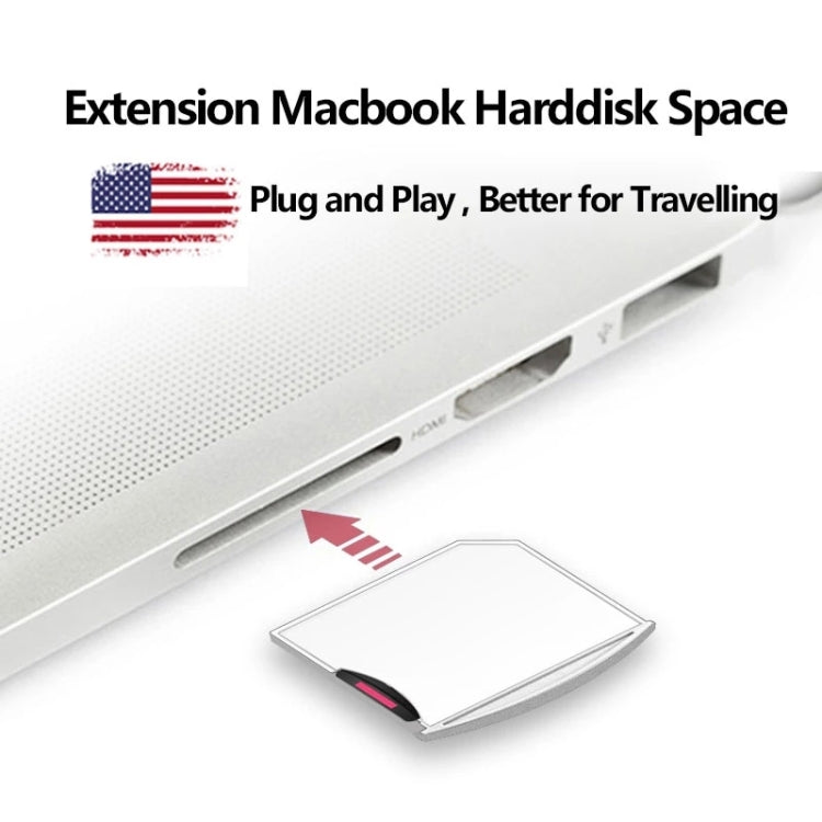 適用於Macbook Air / Pro TF轉SD硬盤拓展適配器 支持512GB