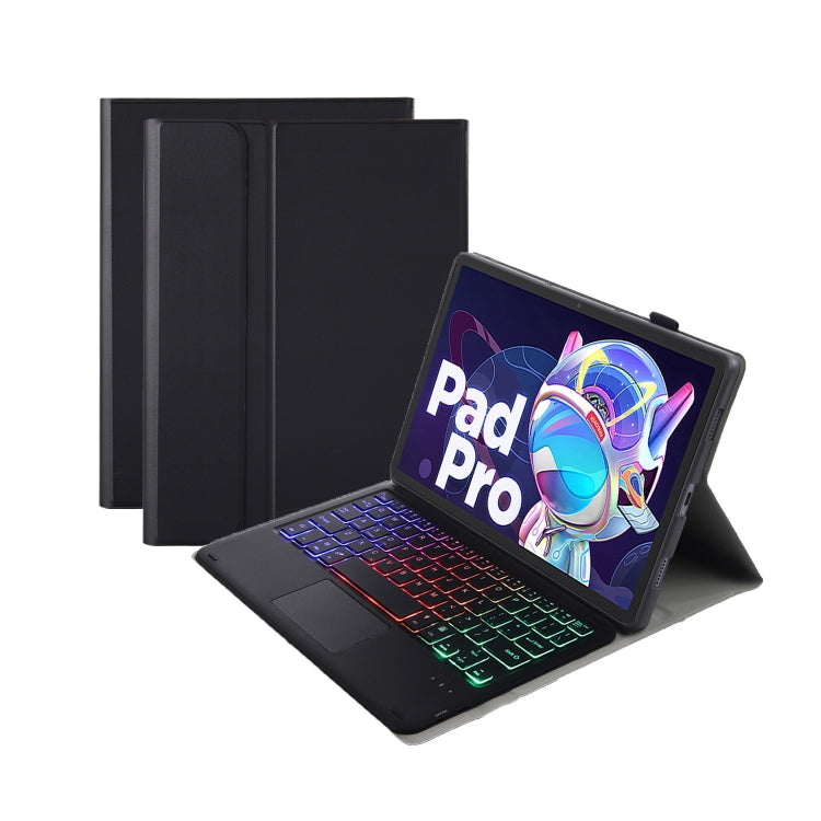 AM20-AS 羊細紋背光藍牙觸控鍵盤平板皮套 適用於聯想 Xiaoxin Pad 2022 10.6 inch/Tab M10 Plus 10.6 3rd Gen 2022